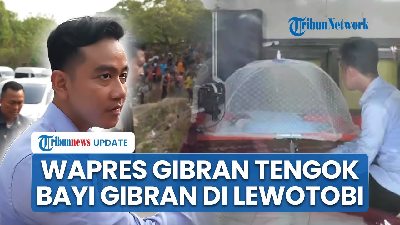 Wapres Gibran Menengok Bayi 'Gibran', Anak Pengungsi Erupsi Lewotobi Laki-laki yang Baru Lahir