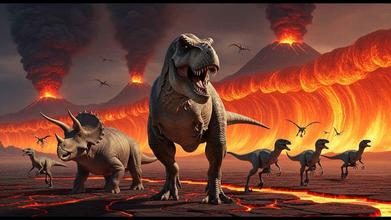 True Life millions of years ago | Dinosaurs survived amidst volcanoes and earthquakes. #dinosaurs