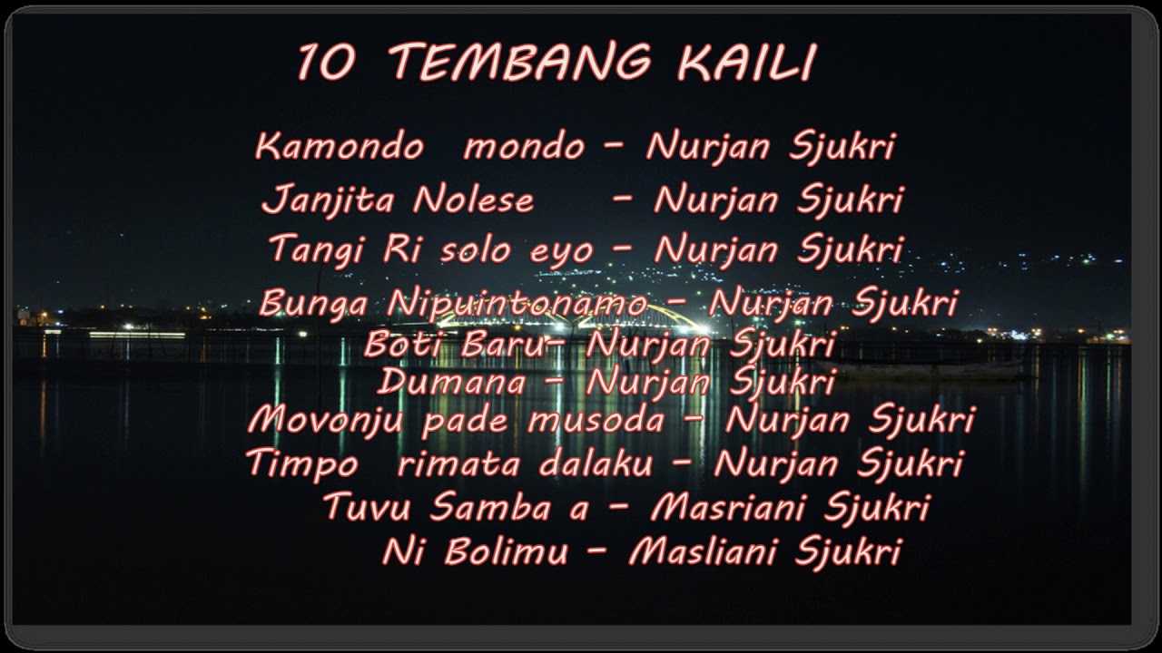 LAGU KAILI MP 3