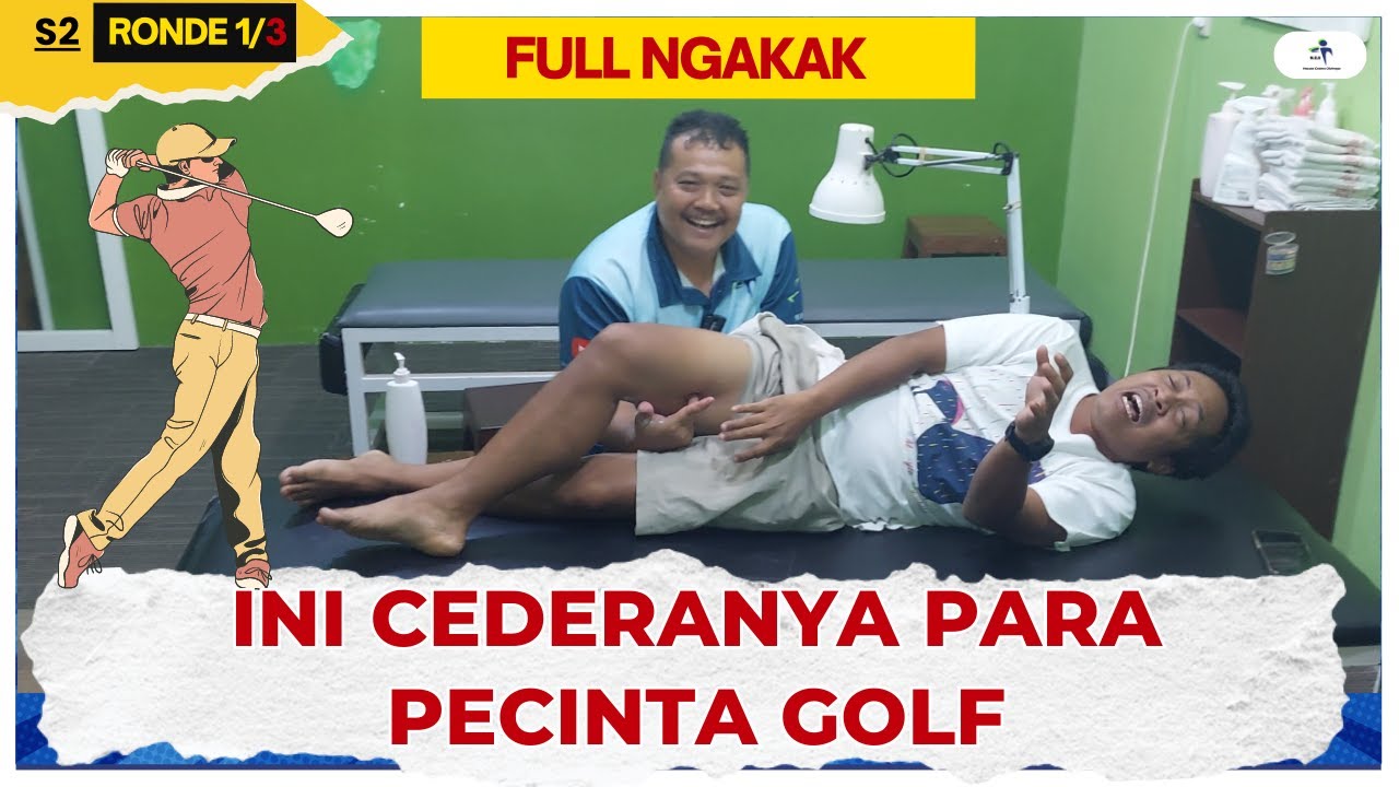 FULL NGAKAK SAKIT SEMUA KARENA MAIN GOLF