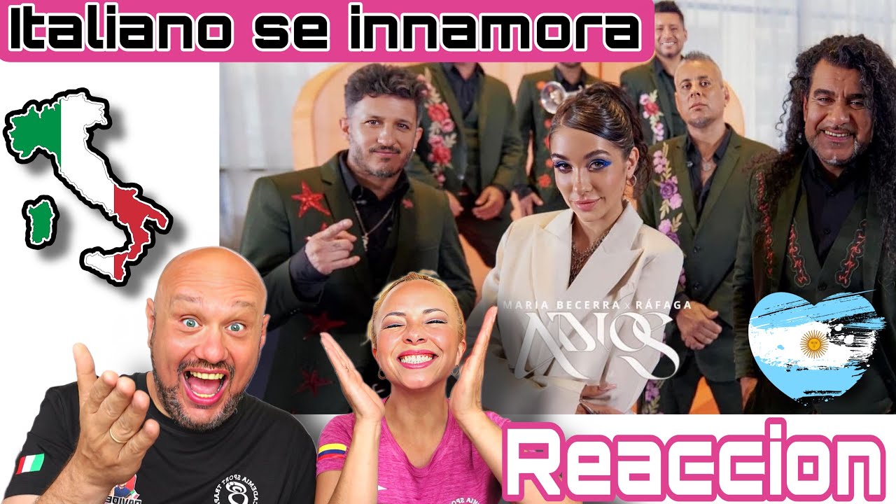 🇮🇹 Italiano Se Enamora Reaccionando - Maria Becerra, Ráfaga - ADIÓS
