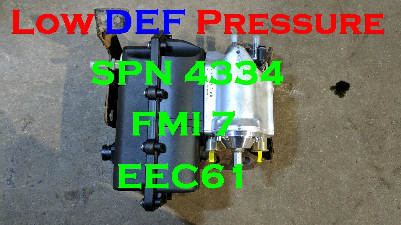 Detroit Diesel - Low DEF Pressure