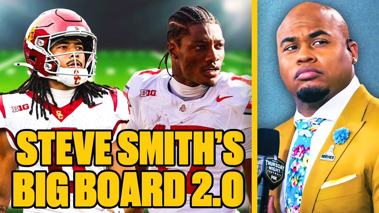 Steve Smith's Official 2026 WR Rankings: The Big Board 2.0