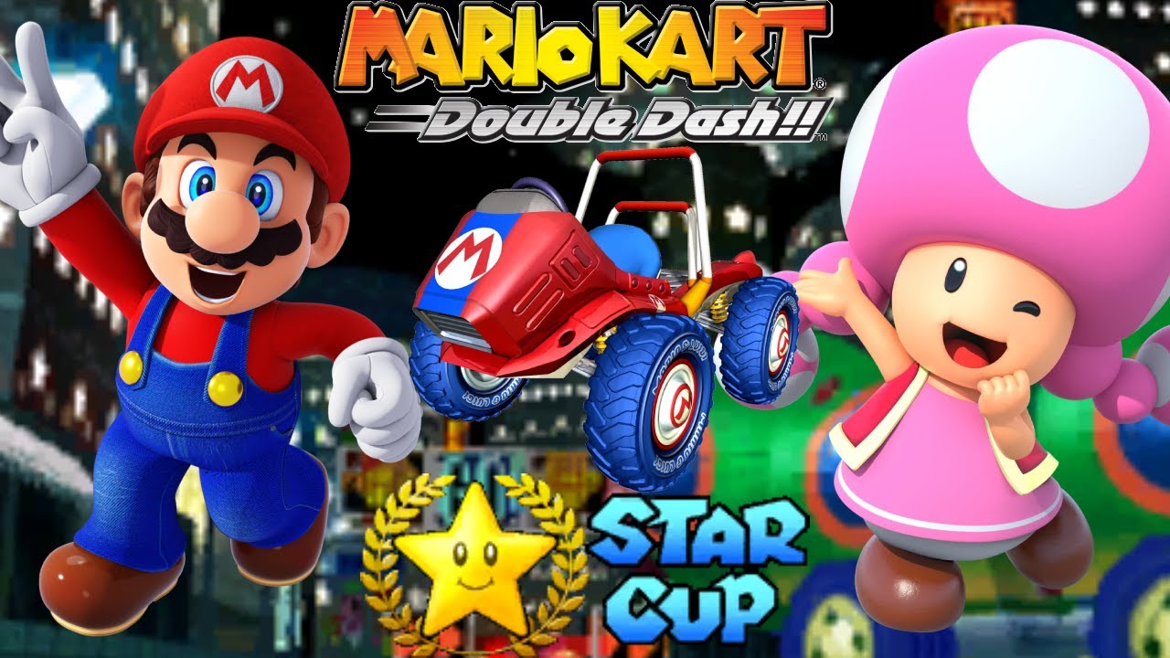 Mario Kart Double Dash Star Cup 150cc (Mario & Toadette)