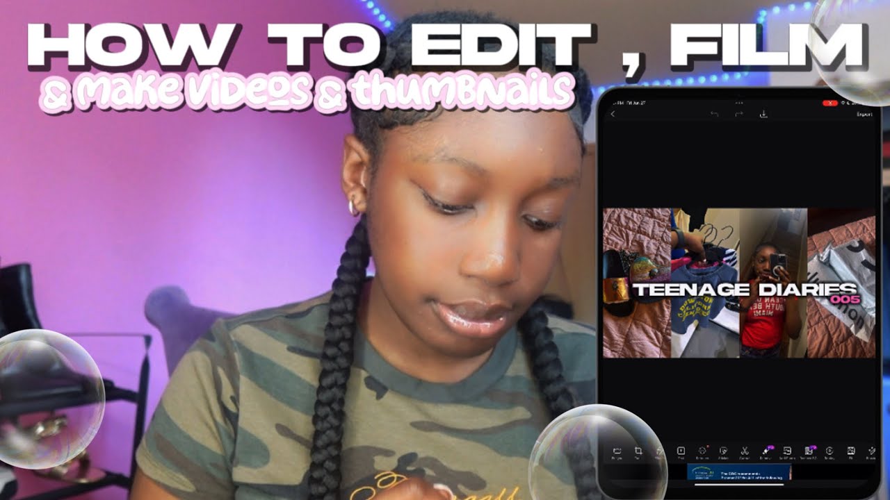 HOW TO EDIT , FILM , MAKE VIDEOS & THUMBNAILS ☆ Using CapCut , Canva  & Picsart ☆