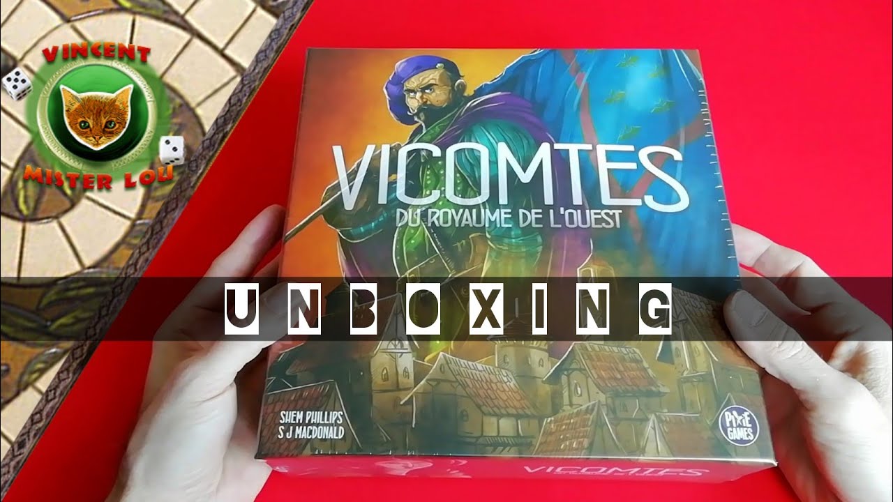 Unboxing Vicomtes du Royaume de l'Ouest