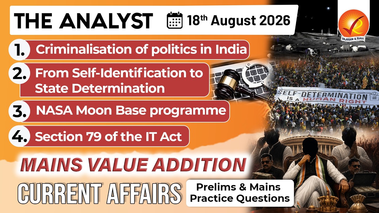 Current Affairs Today 18 Aug 2026 I UPSC Daily Current Affairs I The Hindu Analysis I The Analyst