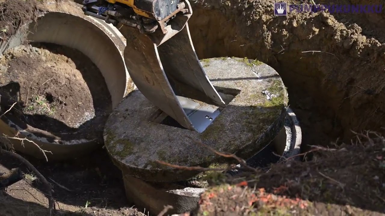 Kivipesän rakentaminen ilmavesilämpöpumpulle osa 2/4