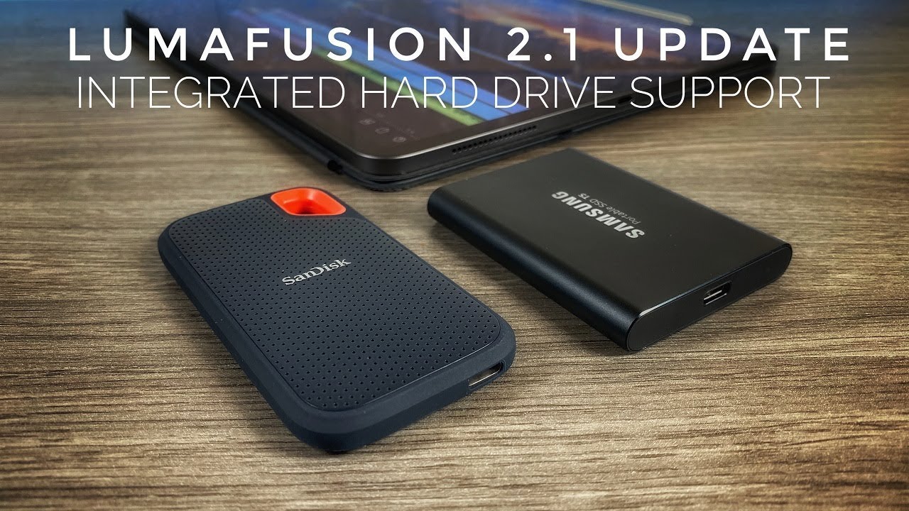 LumaFusion 2.1 Update | New Integrated Hard Drive Support