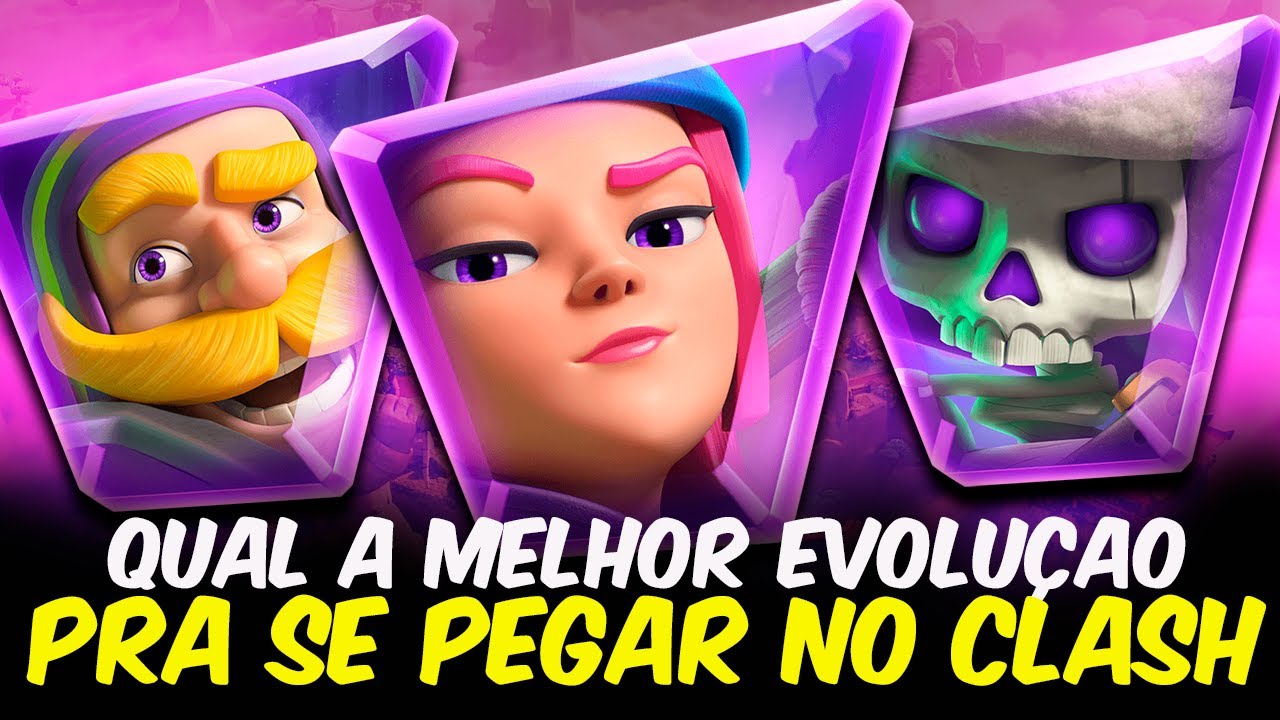 QUAL EVOLUÇÃO GRATUITA DEVO PEGAR NO CLASH ROYALE...