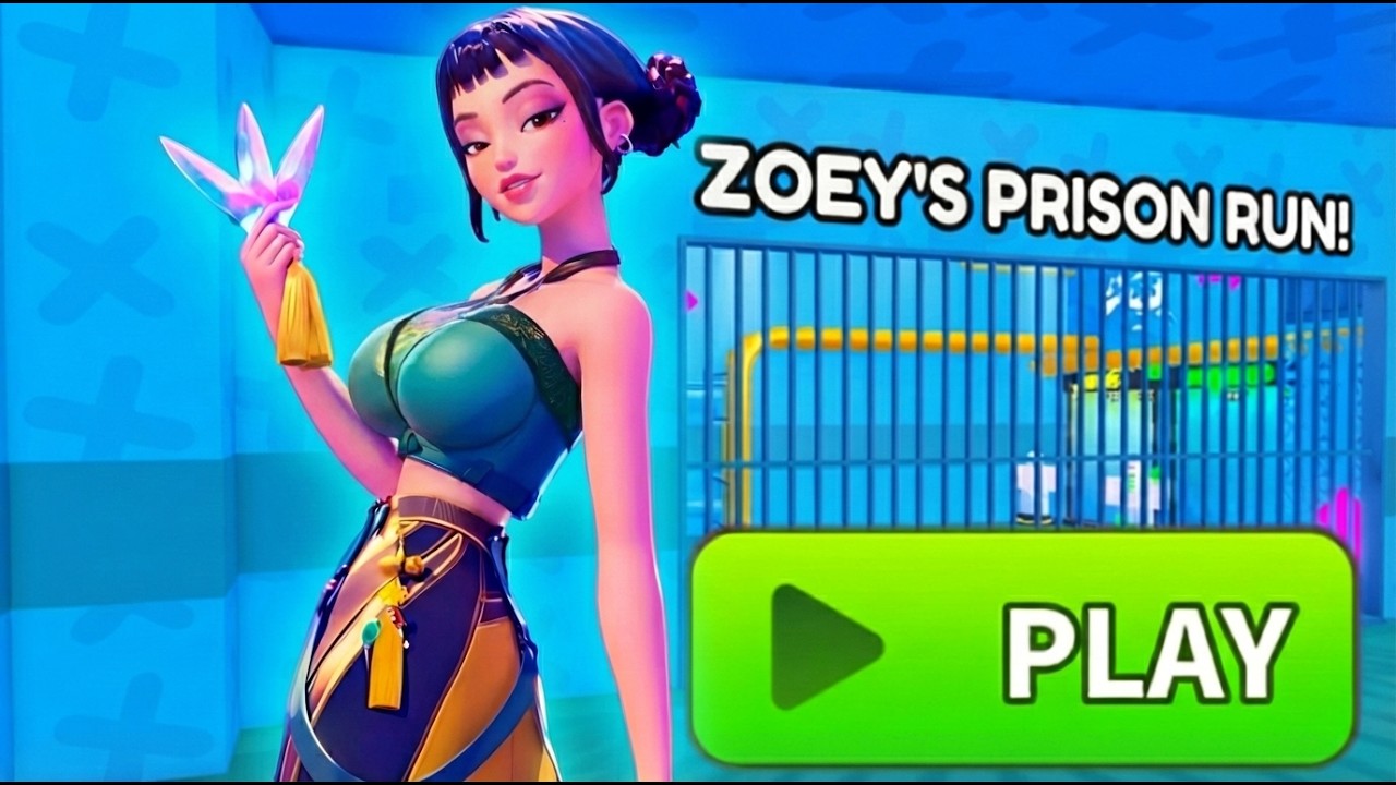 2K GAMEPLAY ZOEY'S PRISON RUN OBBY KPOP DEMON HUNTERS BARRY'S OBBY PRISON CELL GAMEPLAY😯