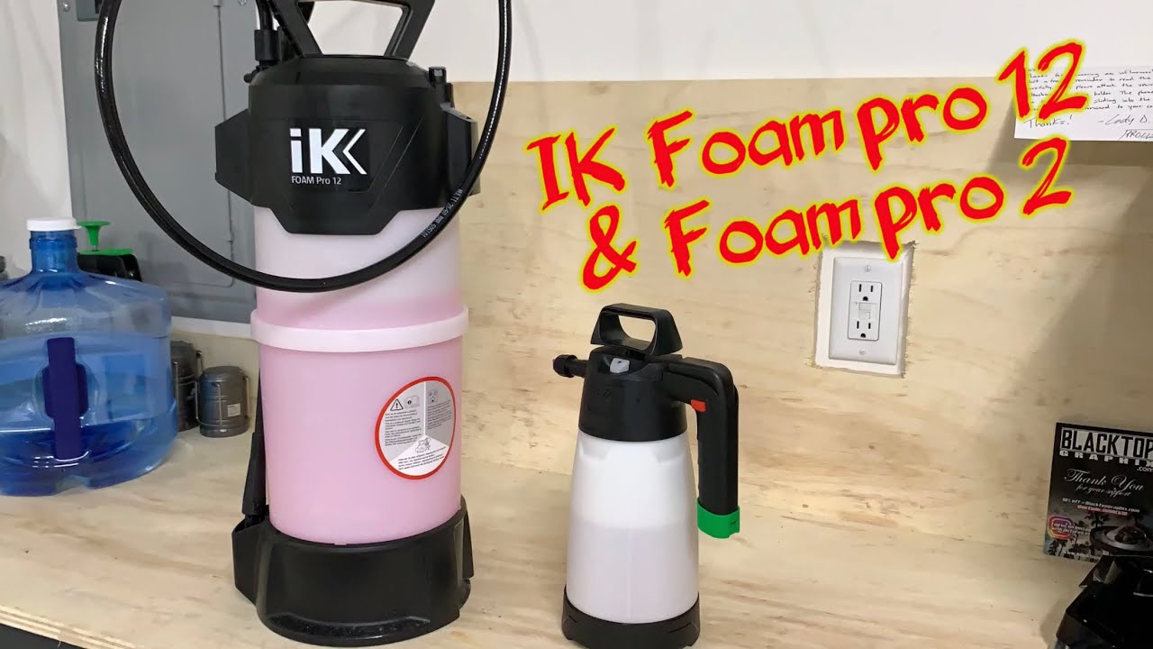 IK Foam Pro 12 and Foam Pro 2 handheld. #IKfoampro12  #IKfoanpro2  #Carpro #Hellcat