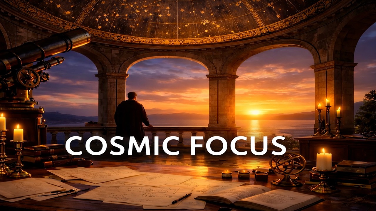 Dawn Observatory Ambience 🌅 Slow Classical Soundscape for Deep Focus & Productivity (4K)