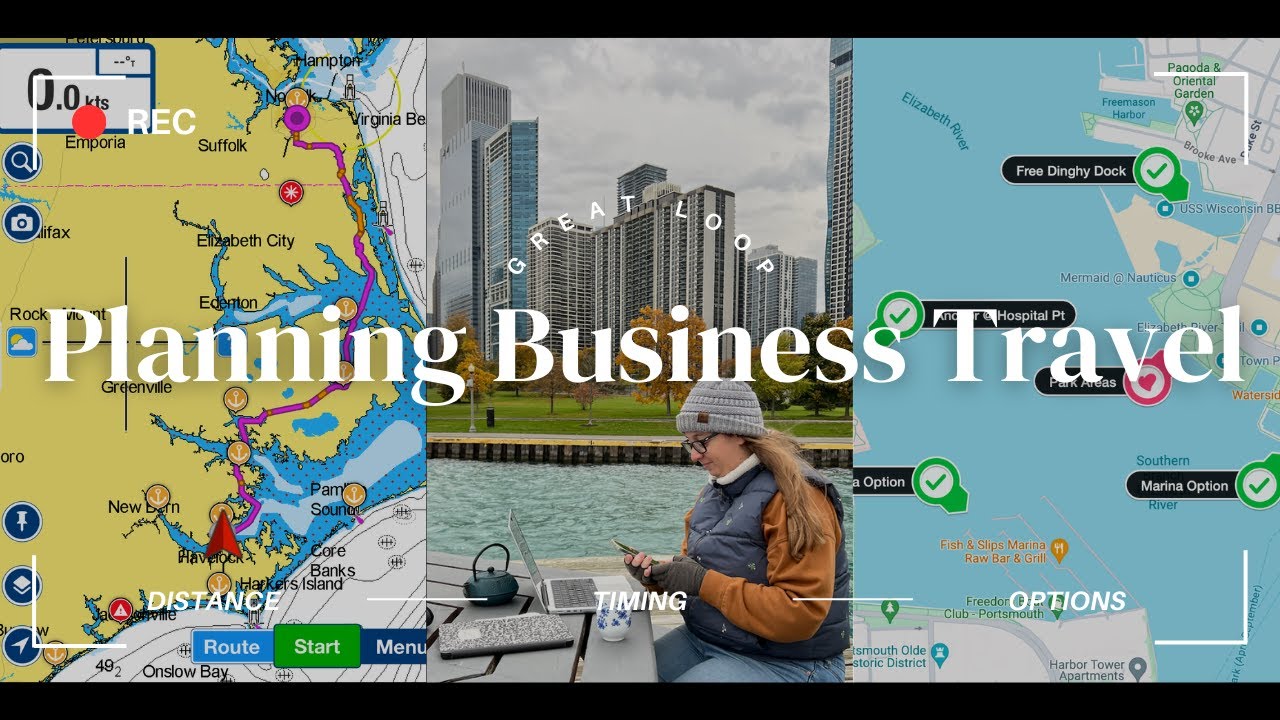 Business Travel While Cruising: Planning for travel while on America's Great Loop #remotework