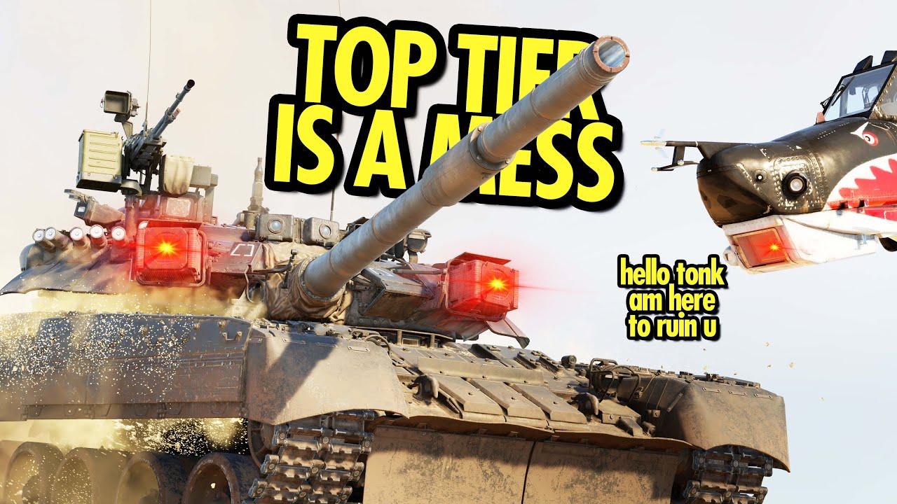 ПОЧЕМУ ВЕРХУРОВНЕВЫЙ WAR THUNDER — ЭТО ОТСТОЙ - T-80UK в War Thunder