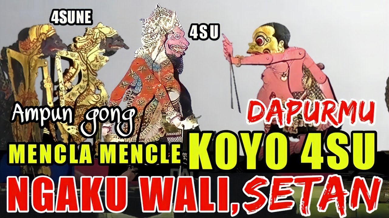 DERR...bagong kyai semar munggah manik oro mergo kurowo ngaku wali gae mbedah ngamarto