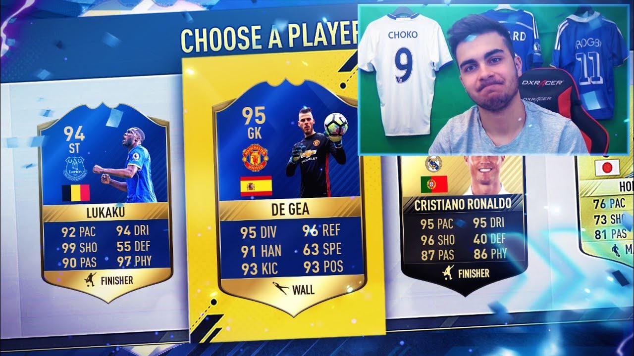 ЛЕЛЕ МАЛЕЕ..... TEAM OF THE SEASON FUT DRAFT FIFA 17 ULTIMATE TEAM !!!