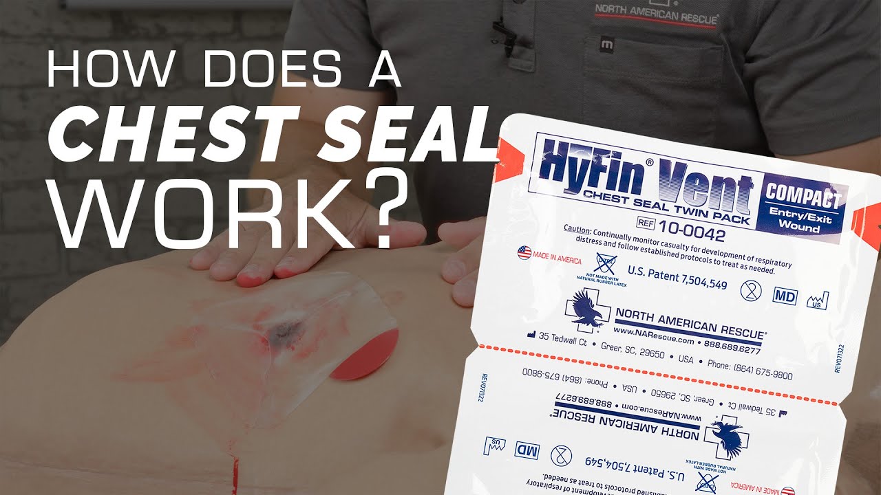 How Does A Vented Chest Seal Work? #bethedifference #beprepared #cotccc #trauma
