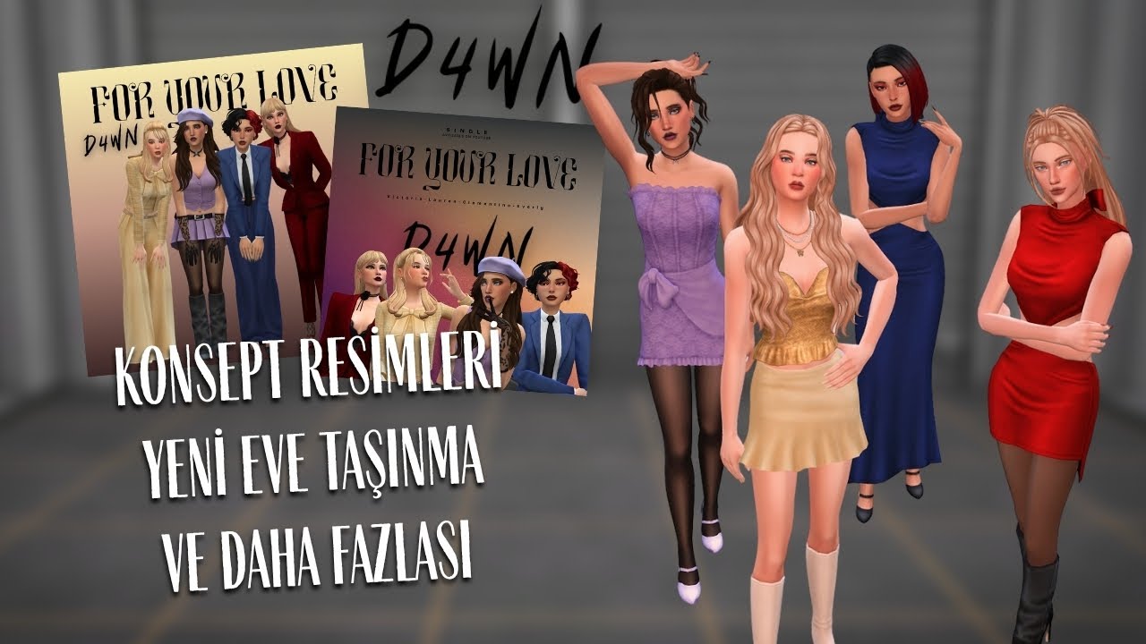 The Sims 4 Türkçe | Dream4 Grubu Perde Arkası | Konsept Resimleri, Yeni Ev ve Daha Fazlası