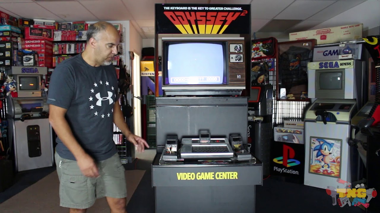 Magnavox Odyssey 2 Kiosk Trade-N-Games Kiosk collection