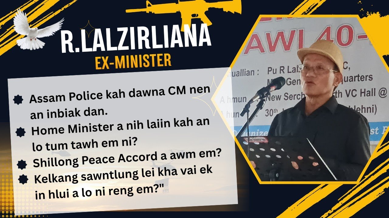 Remna Ni 2026-a ex-Home Minister R.Lalzirliana thusawi