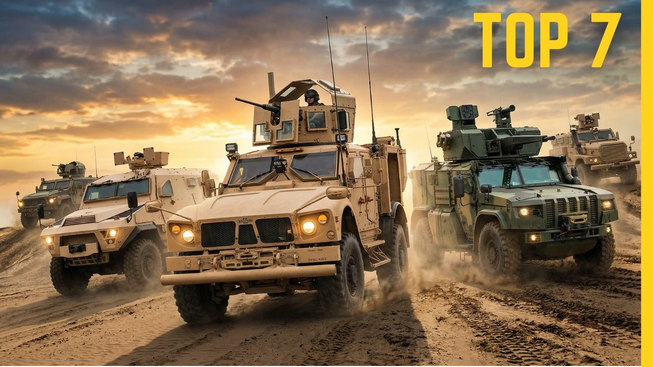 ТОП-7 самых продвинутых MRAP в мире (11–12 тонн)