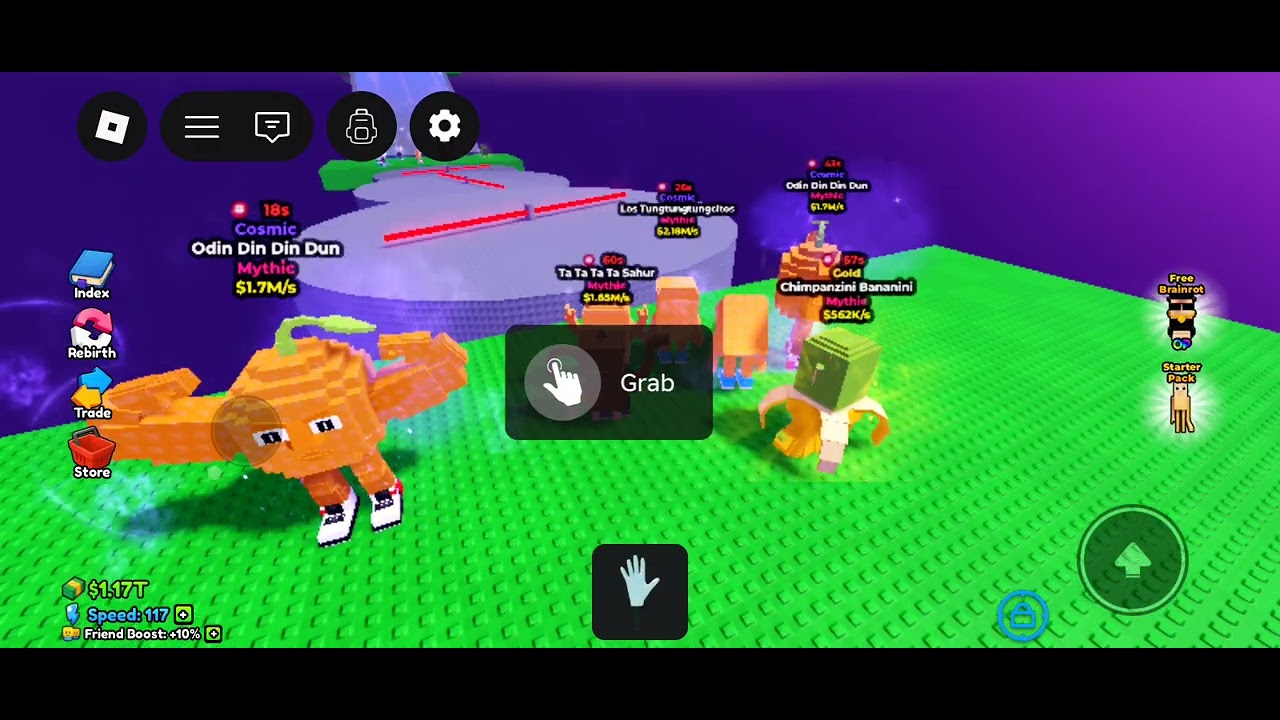 Ma joc singur escape obby for brainrots 