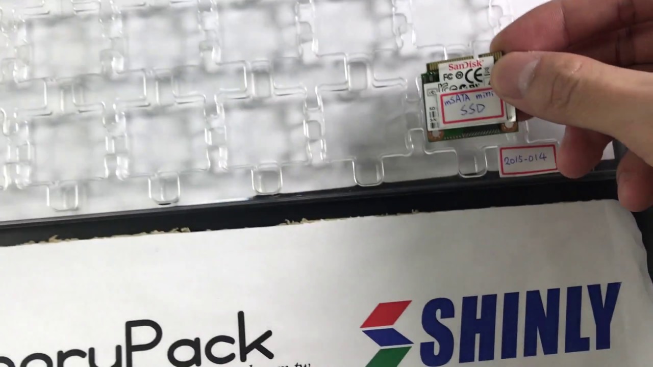 How to use mSATA mini SSD tray packaging (Memorypack 2015-014)