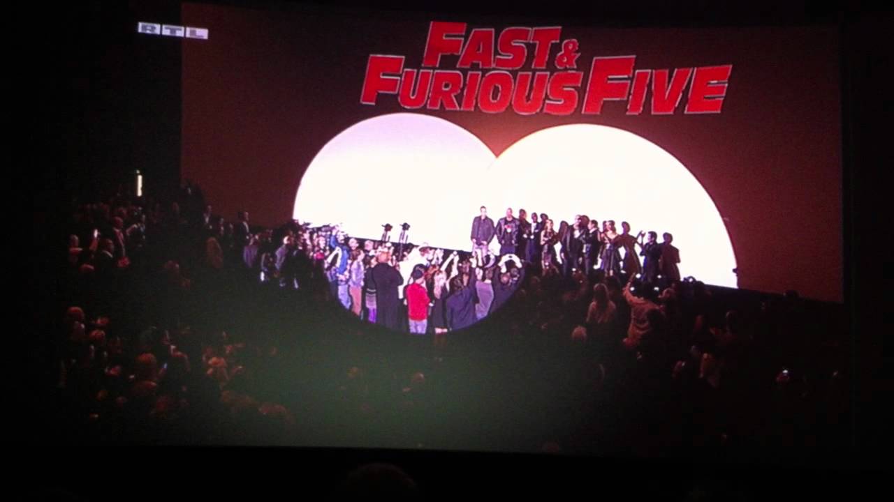 Fast & Furious 5 (Five) Premiere - Germany (2011) HD, Cologne Cinedom