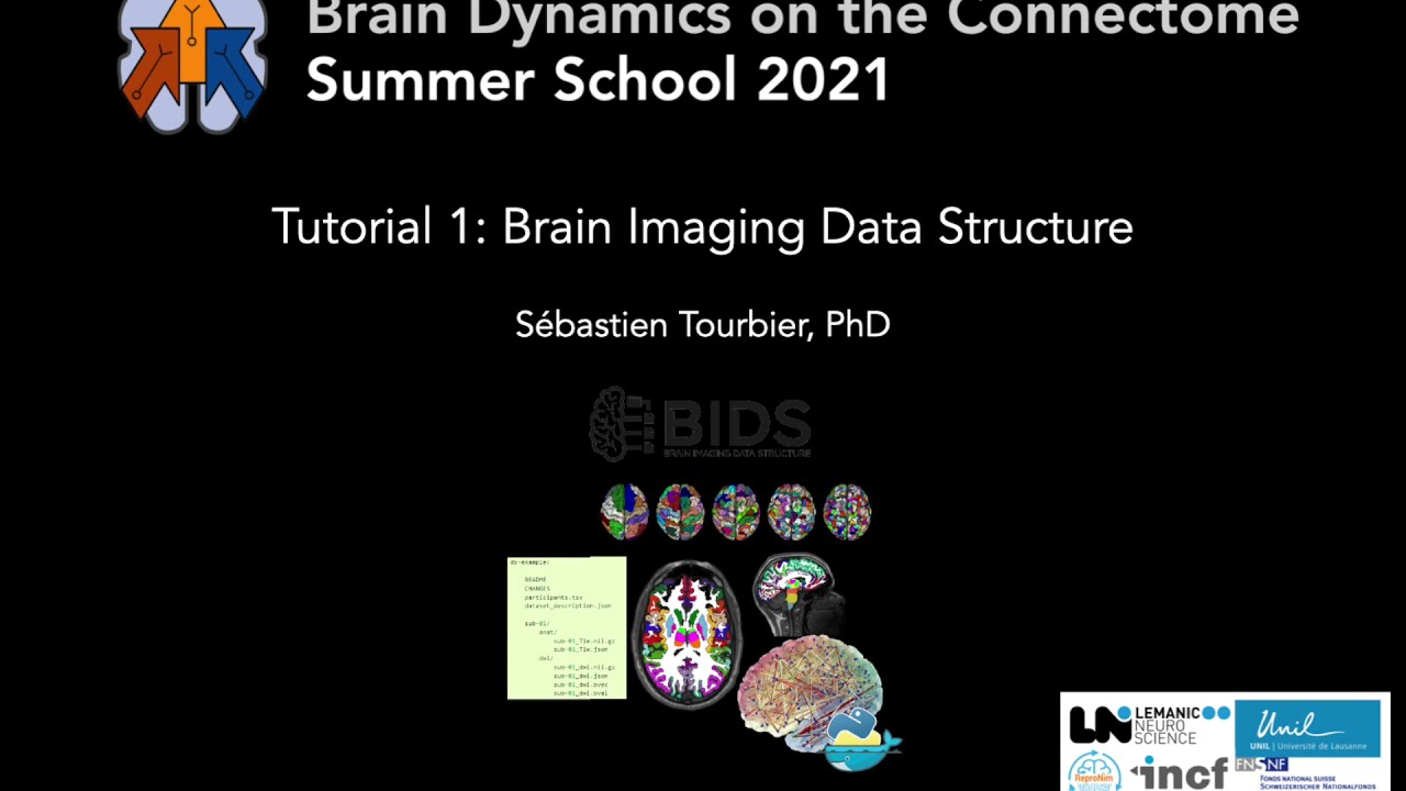 Tutorial 1   Brain Imaging Data Structure BIDS   Sebastien Tourbier