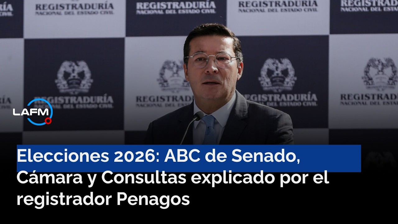 ABC electoral 2026 | Registrador Penagos aclara cómo votar en Senado, Cámara y Consultas