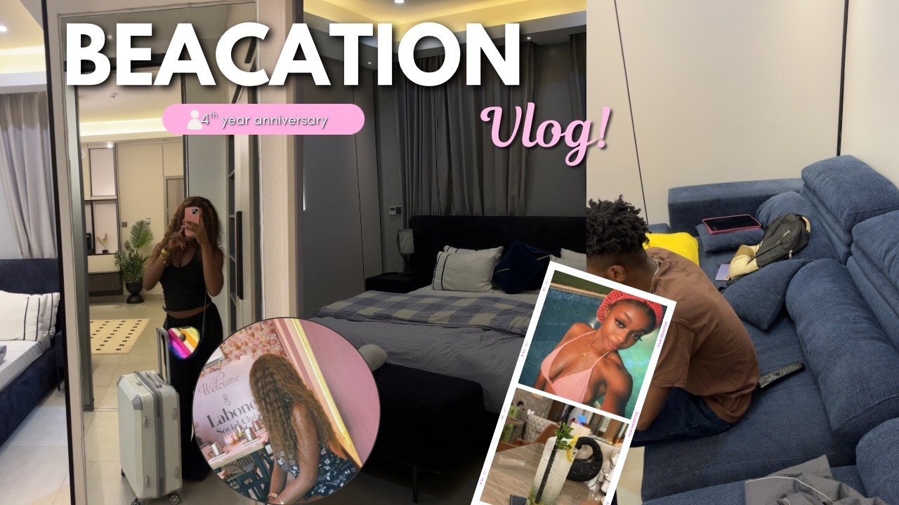 BEACATION VLOG(4th year anniversary,3days staycation with the loml etc…)