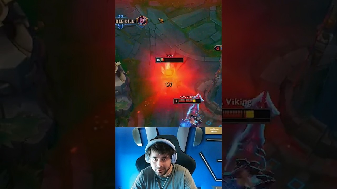 Ele foi RULADO! #leagueoflegends #yodasl  #shorts