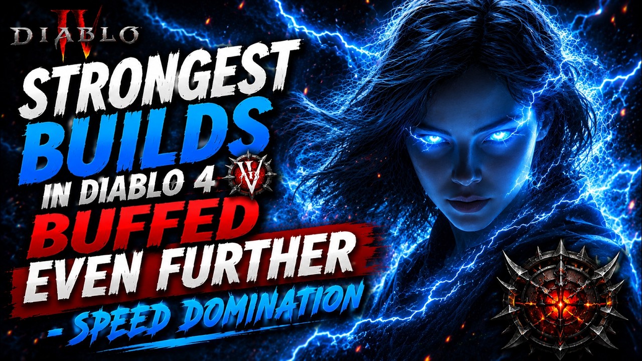 Strongest Build in Diablo 4 BUFFED EVEN FURTHER - Speed Domination