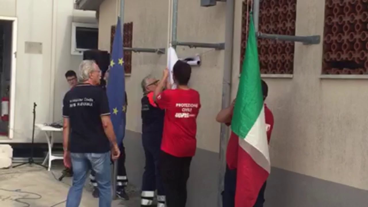 Campo di Protezione civile a Bonefro