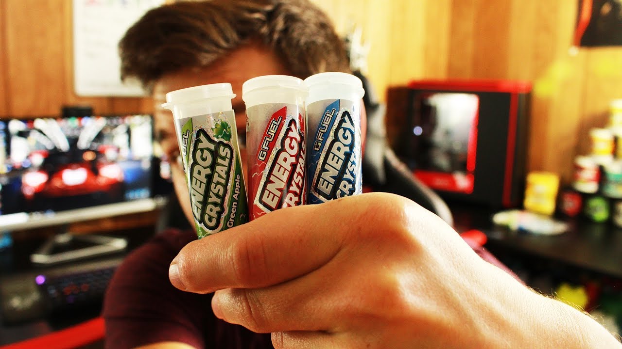 G FUEL Energy Crystals UNBOXING AND TASTE TEST AND REVIEW! - NEW GAMMA LABS G-FUEL PRODUCTS!