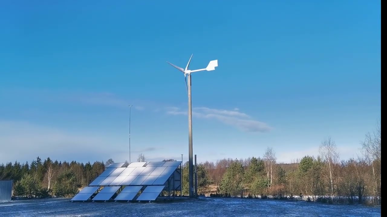 Turbina wiatrowa, PV, Agregat, Sieć- Pełna hybryda!