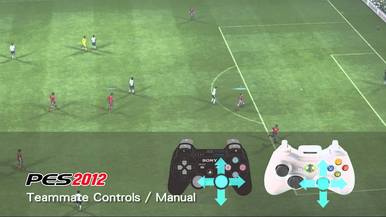 PES 2012 Gameplay - Teammate Manual [HD]
