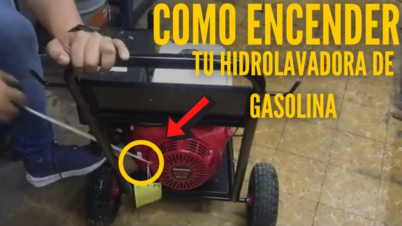 Como ARRANCAR o ENCENDER una Hidrolavadora de Gasolina HONDA | INDUSTRIAL