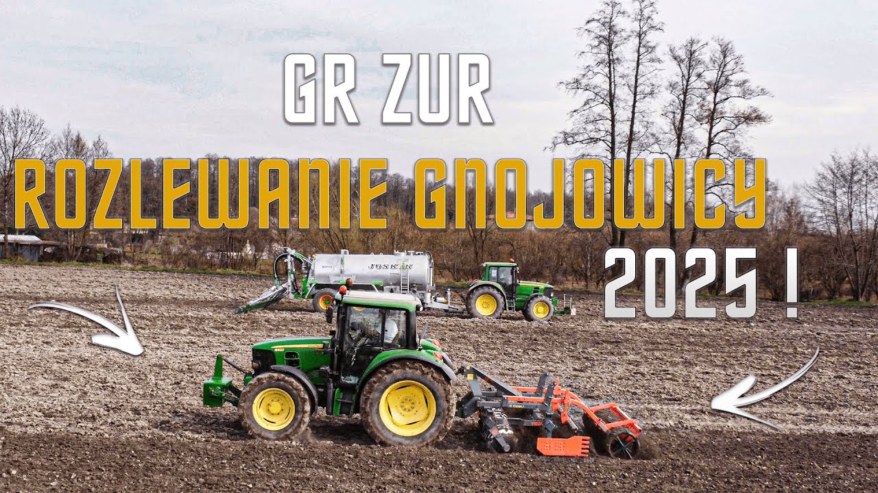 Rozlewanie Gnojowicy i Uprawa pod Kukurydze 2025 w GR Żur☆ Jelonki na Polu☆ Największa beczka we wsi