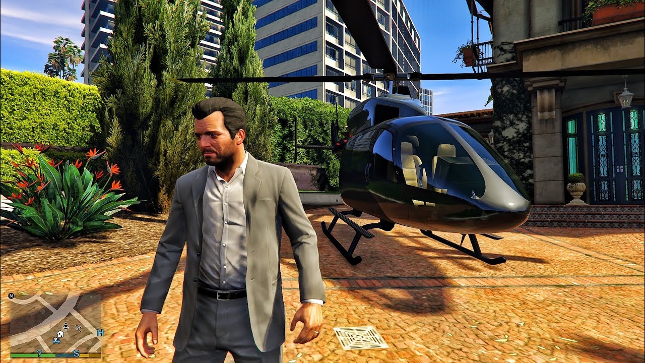 GTA 5 Michael Bought A Luxury Helicopter After A Biggest Heist Of His Life | The Bureau Raid