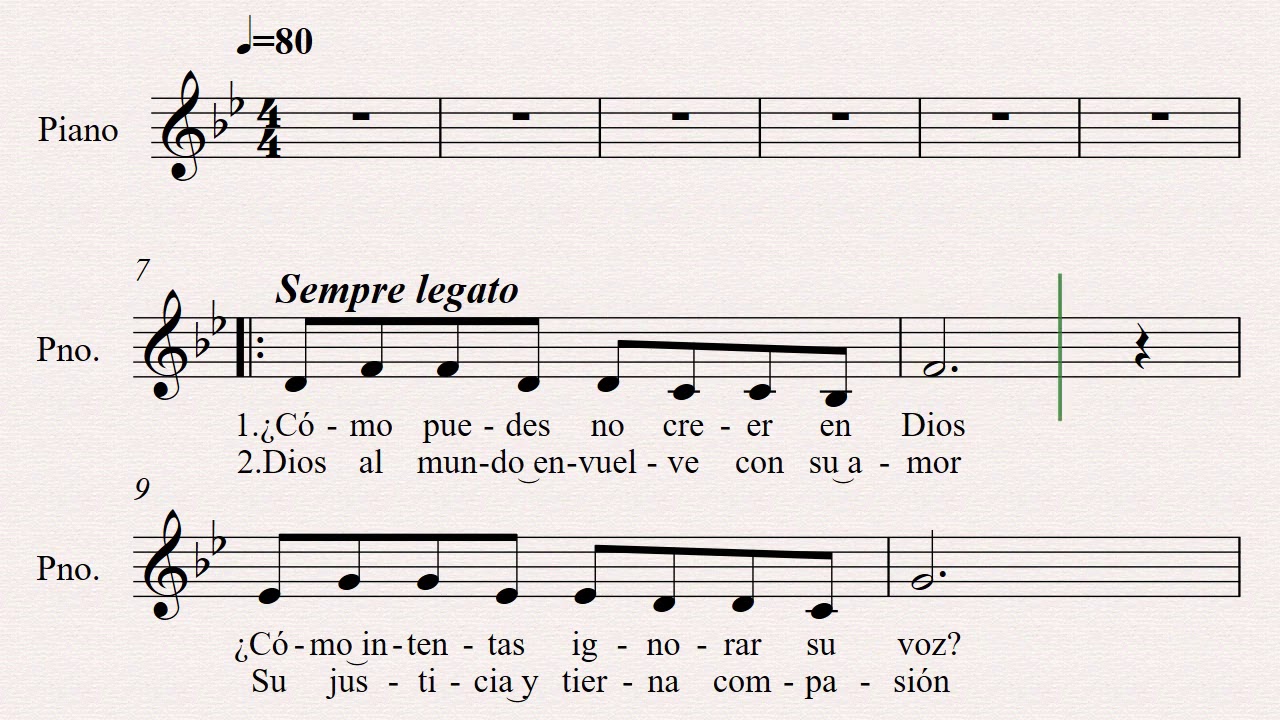 Creo en Dios Voz ( Yusín Pons, no tengo los derechos de esta música)