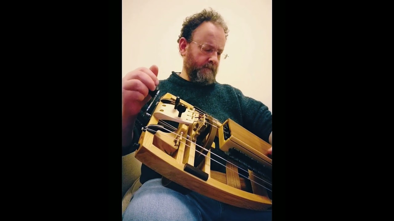 Haunting sounds of an electric hurdy gurdy! dark medieval