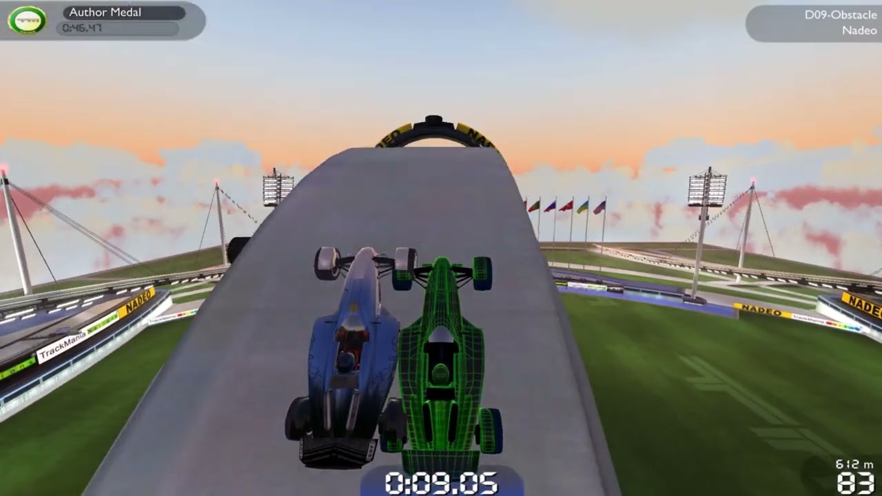 Trackmania Nations Forever - All Nadeo Medals on Red Tracks