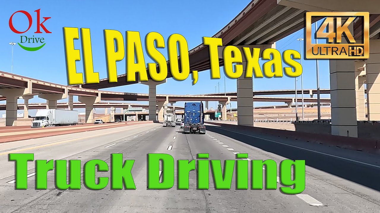 4K Scenic Drive - El Paso Texas - April 2024