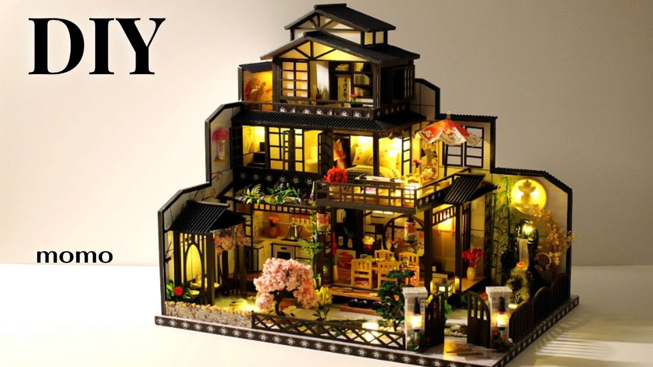 DIY MINIATURE DOLLHOUSE KIT/미니어처하우스/ドールハウスキット/The Ancient Capital under moonlight