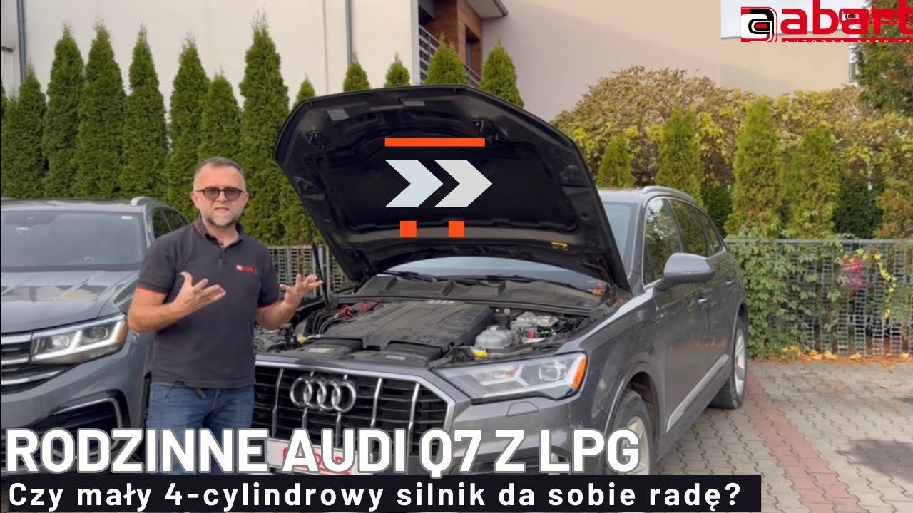 Rodzinne 7-osobowe Audi Q7 2.0 TFSi oszczędza po montażu instalacji gazowej w@AbartAutoGazSerwis 
