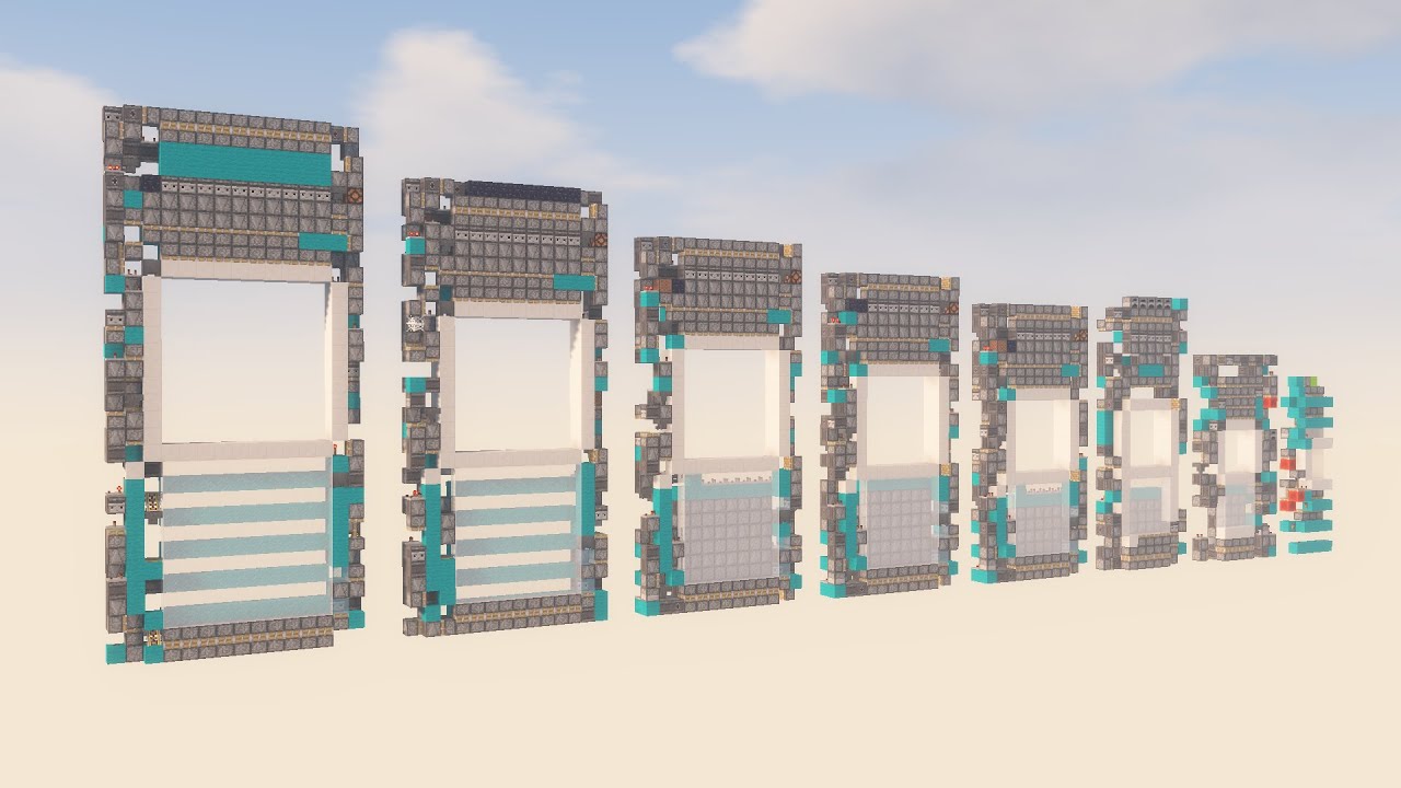 Smallest 10x10, 9x9, 8x8, 7x7, 6x6, 3x3 Seamless Glass Doors +Some other stuff