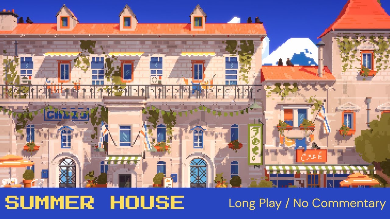 Summer House | Cafe/Apartment Build | Relaxing Long Play / No Commentary
