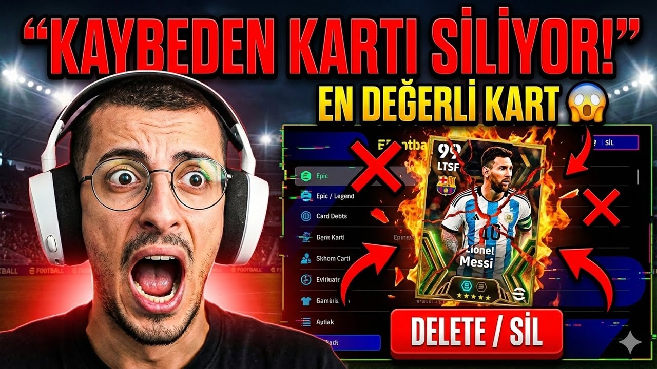 KAYBEDEN EN DEĞERLİ KARTI SİLİYOR! 😱 | eFootball 2026